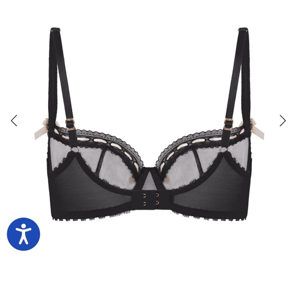 Elegant Black and Pink Lingerie Set - Picture 3 of 7